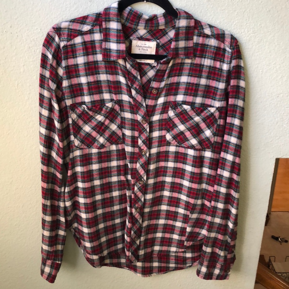 Abercrombie & Fitch Plaid Flannel Shirt